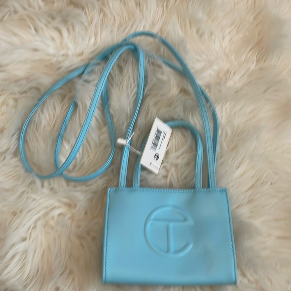 Telfar powder blue small shopping bag. Brand new never used.